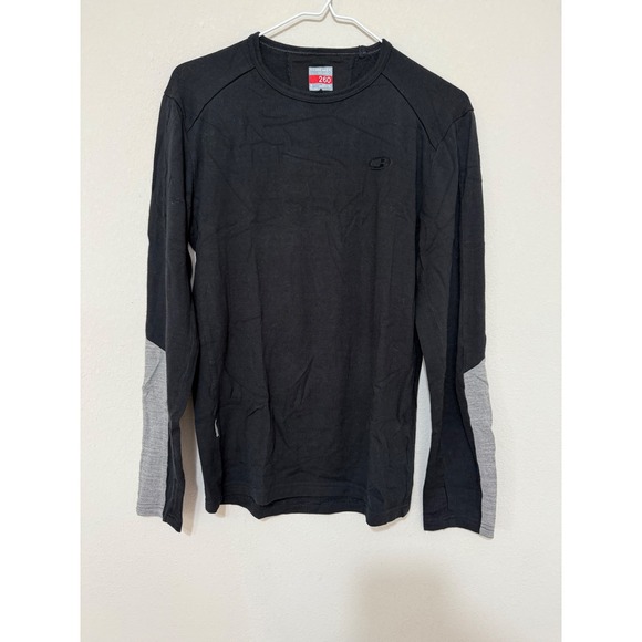 Icebreakers Mens Small 260 Merino Base Layer Black with Gray Activewear Outdoors - Picture 1 of 5